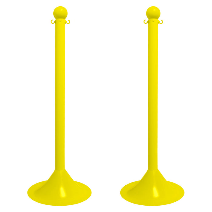 Yellow, 2 Inch - Light Duty, Pack of 2