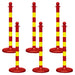 Red and Yellow, 2.5 Inch - Medium Duty, 6