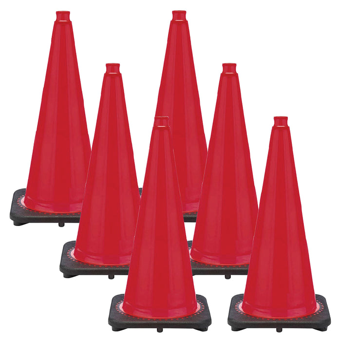 Red, 28 Inches, Pack of 6