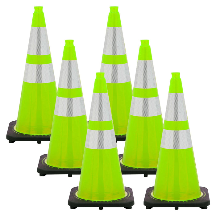 Safety Green, 28 Inches, Pack of 6