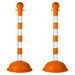 Safety Orange and White, 3 Inch - Heavy Duty, 2
