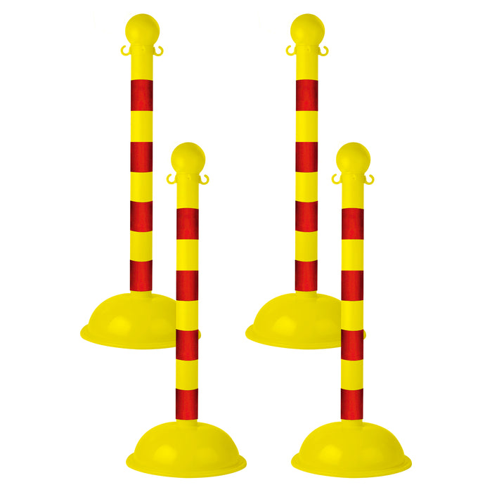 Yellow and Red, 3 Inch - Heavy Duty, 4