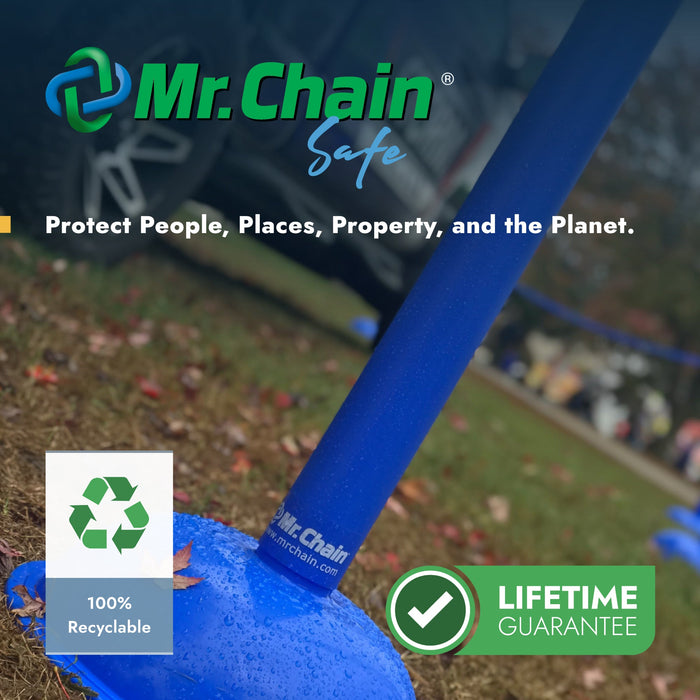 Reflective Stanchion Kits with Plastic Chain