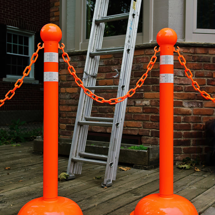 Reflective Stanchion Kits with Plastic Chain