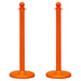 Safety Orange, 2.5 Inch - Medium Duty, Pack of 2