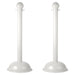 White, 3 Inch - Heavy Duty, Pack of 2