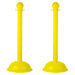 Yellow, 3 Inch - Heavy Duty, Pack of 2