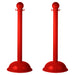 Red, 3 Inch - Heavy Duty, Pack of 2