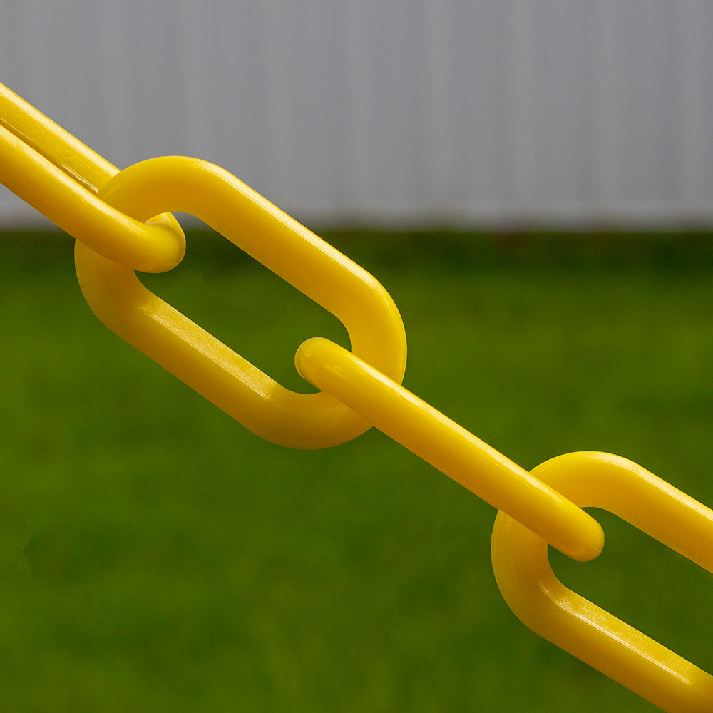Mr. Chain Plastic Barrier Chain - 25ft Turquoise 1-Inch Link For Crowd Control