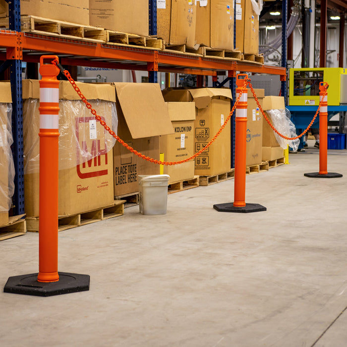 Delineator Kits (12-Pound Base) with Plastic Chain