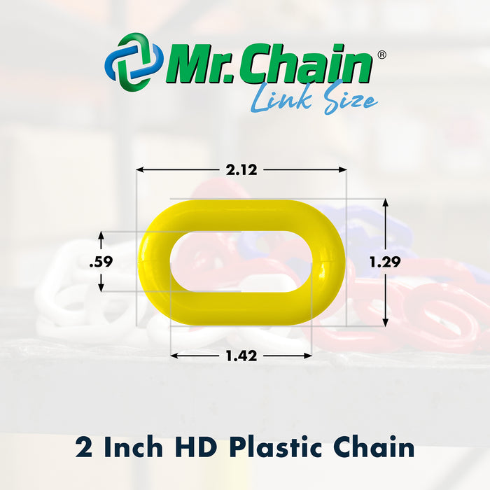 1 1/2 Plastic Chain - Trade Size # 6