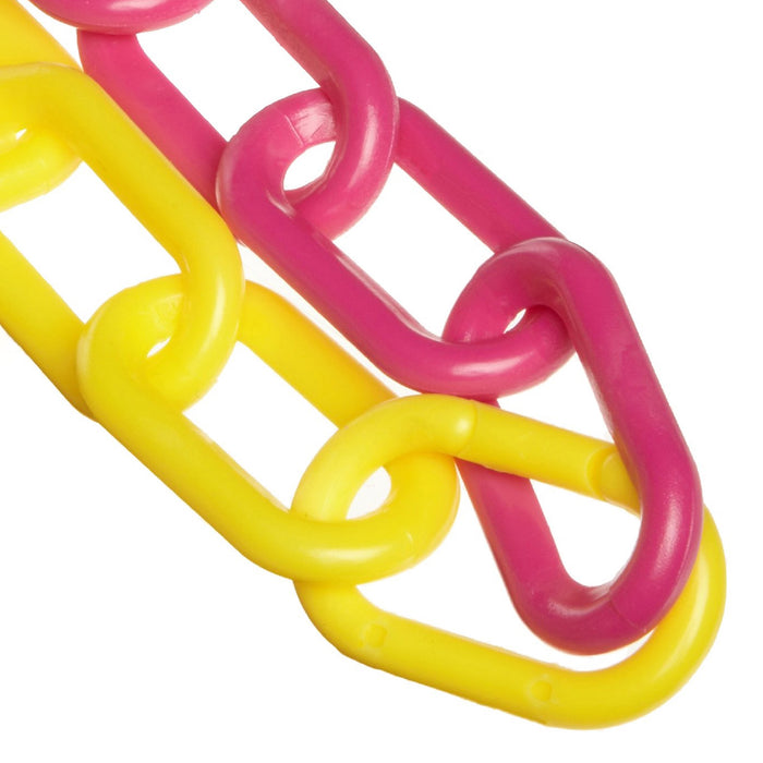Yellow and Magenta Plastic Chain