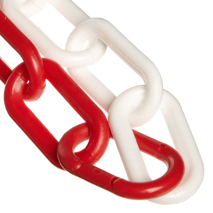 Red and White Plastic Chain