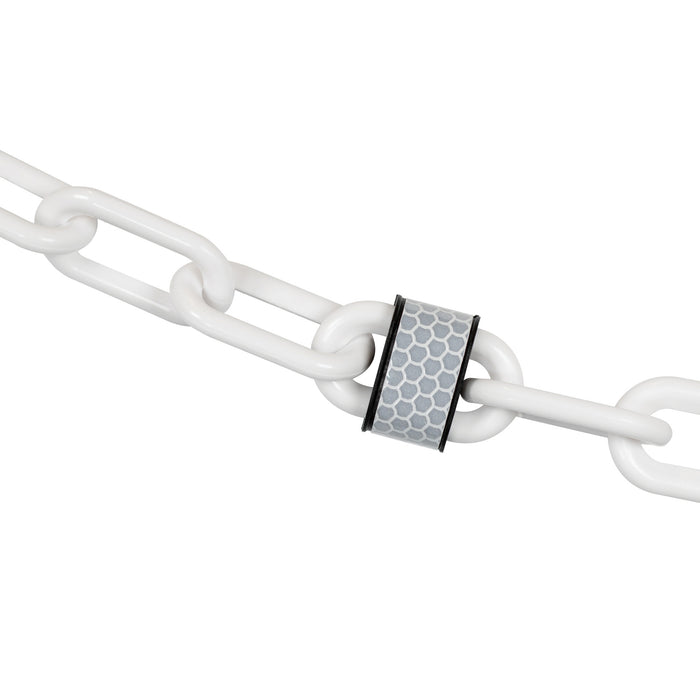 White Reflective Plastic Chain