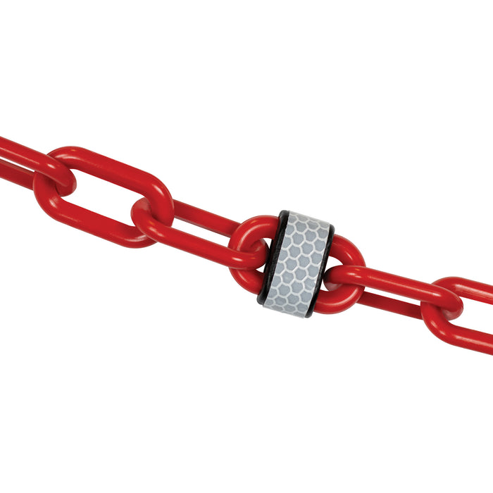 Red Reflective Plastic Chain