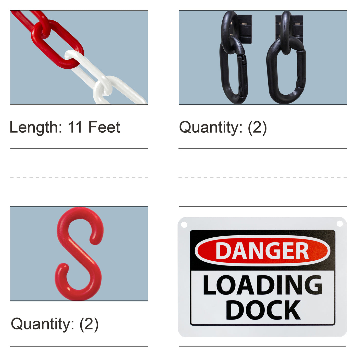 Danger Sign Loading Dock Kit — Mr. Chain