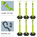 Safety Green, Reflective Plastic Chain