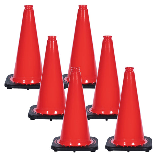 Red, 18 Inches, Pack of 6