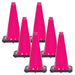 Safety Pink, 18 Inches, Pack of 6