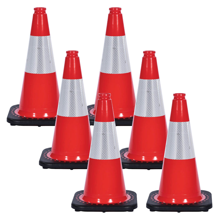 Red, 18 Inches, Pack of 6