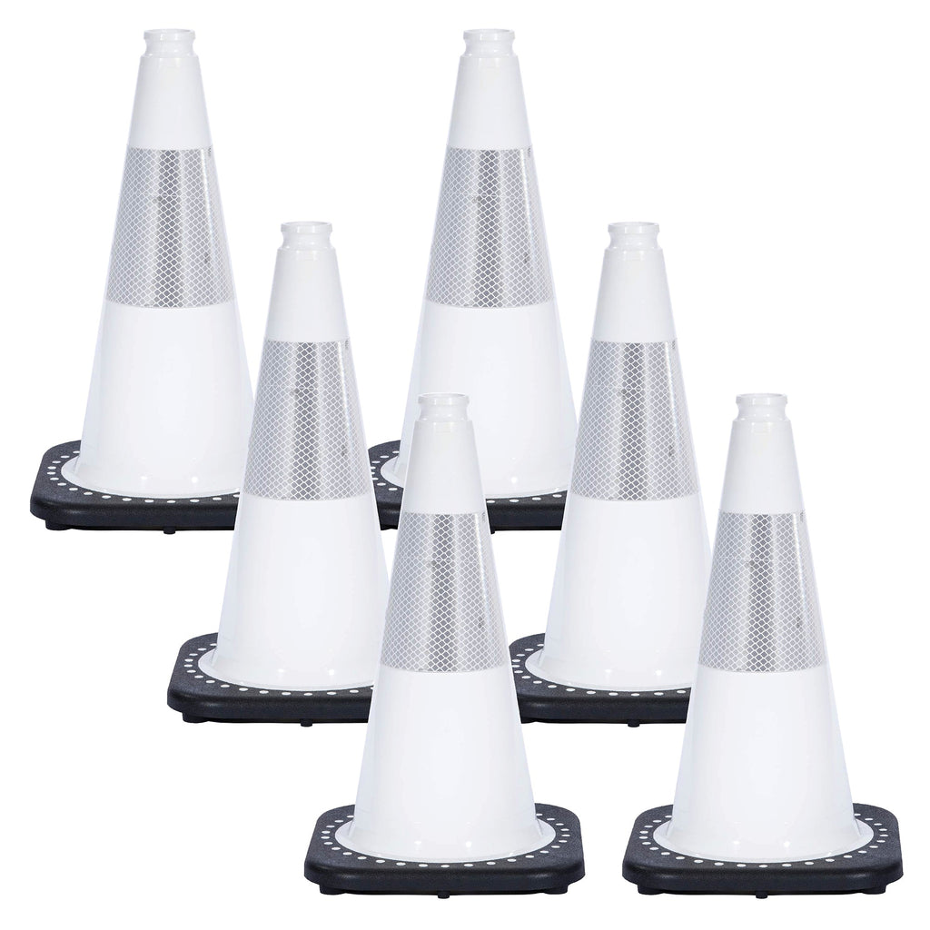 White Reflective Traffic Cones — Mr. Chain
