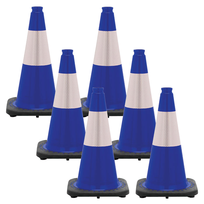 Traffic Blue, 18 Inches, Pack of 6