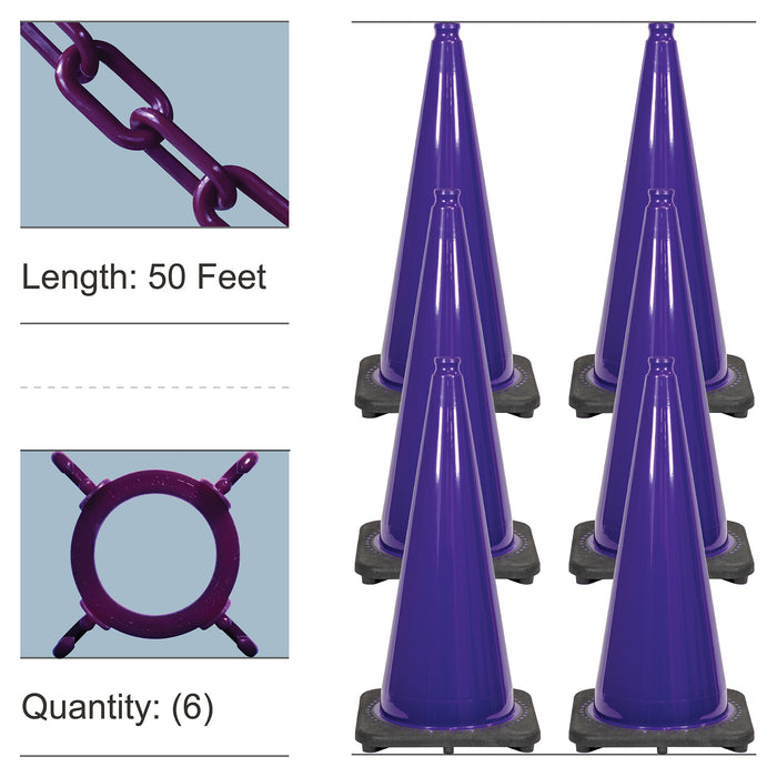 Purple, 28 Inches