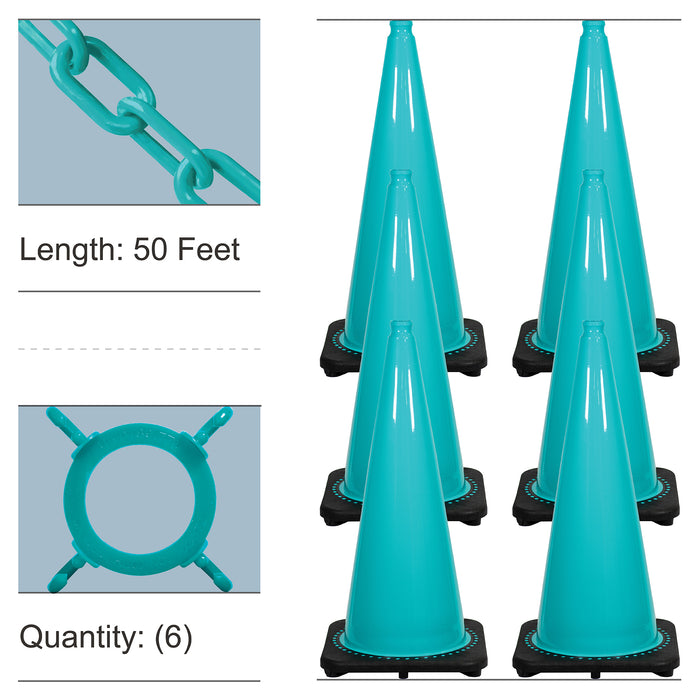 Teal, 28 Inches