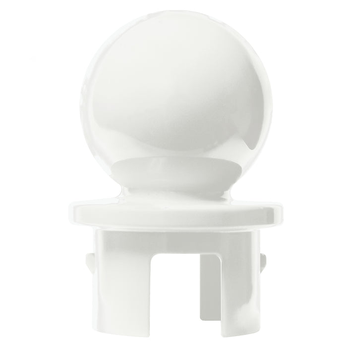 White, 2.5 Inch - Medium Duty, Single