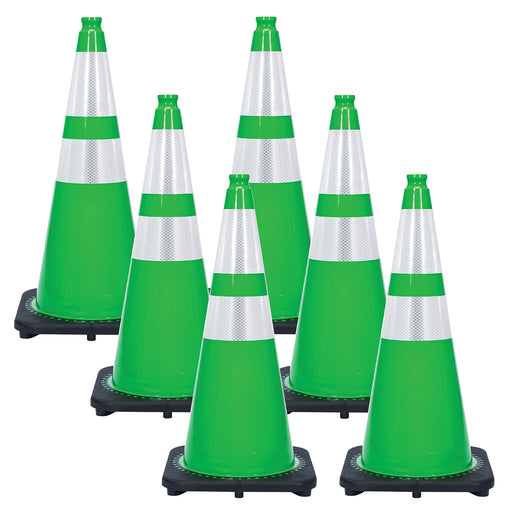 Green, 28 Inches, Pack of 6