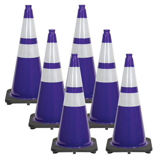 Purple, 28 Inches, Pack of 6