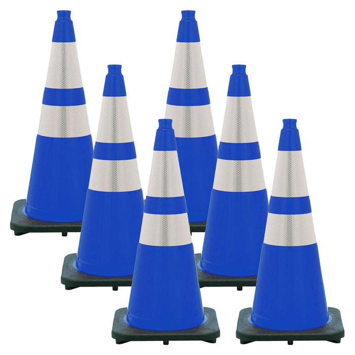 Traffic Blue, 28 Inches, Pack of 6