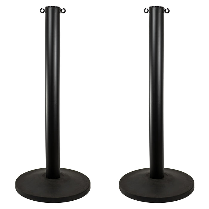 Black, 3 Inch - Heavy Duty, Pack of 2