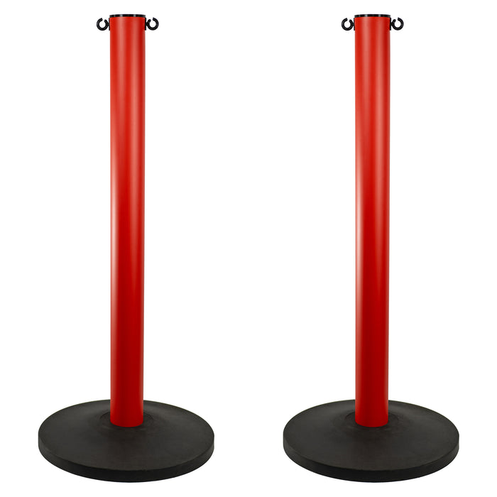 Red, 3 Inch - Heavy Duty, Pack of 2