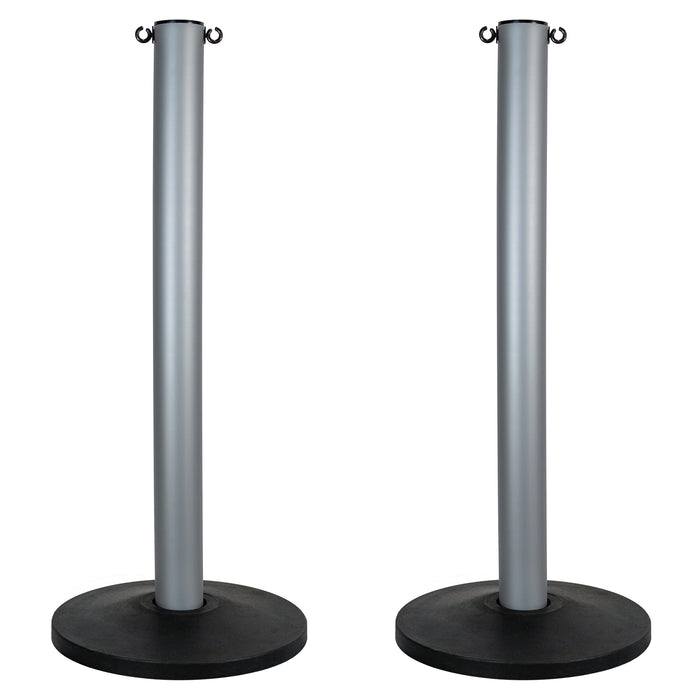 Silver, 3 Inch - Heavy Duty, Pack of 2