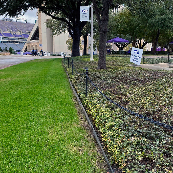 Colonial Style Sign Posts Colonial Ground Post Kits with Plastic Chain — Mr. Chain