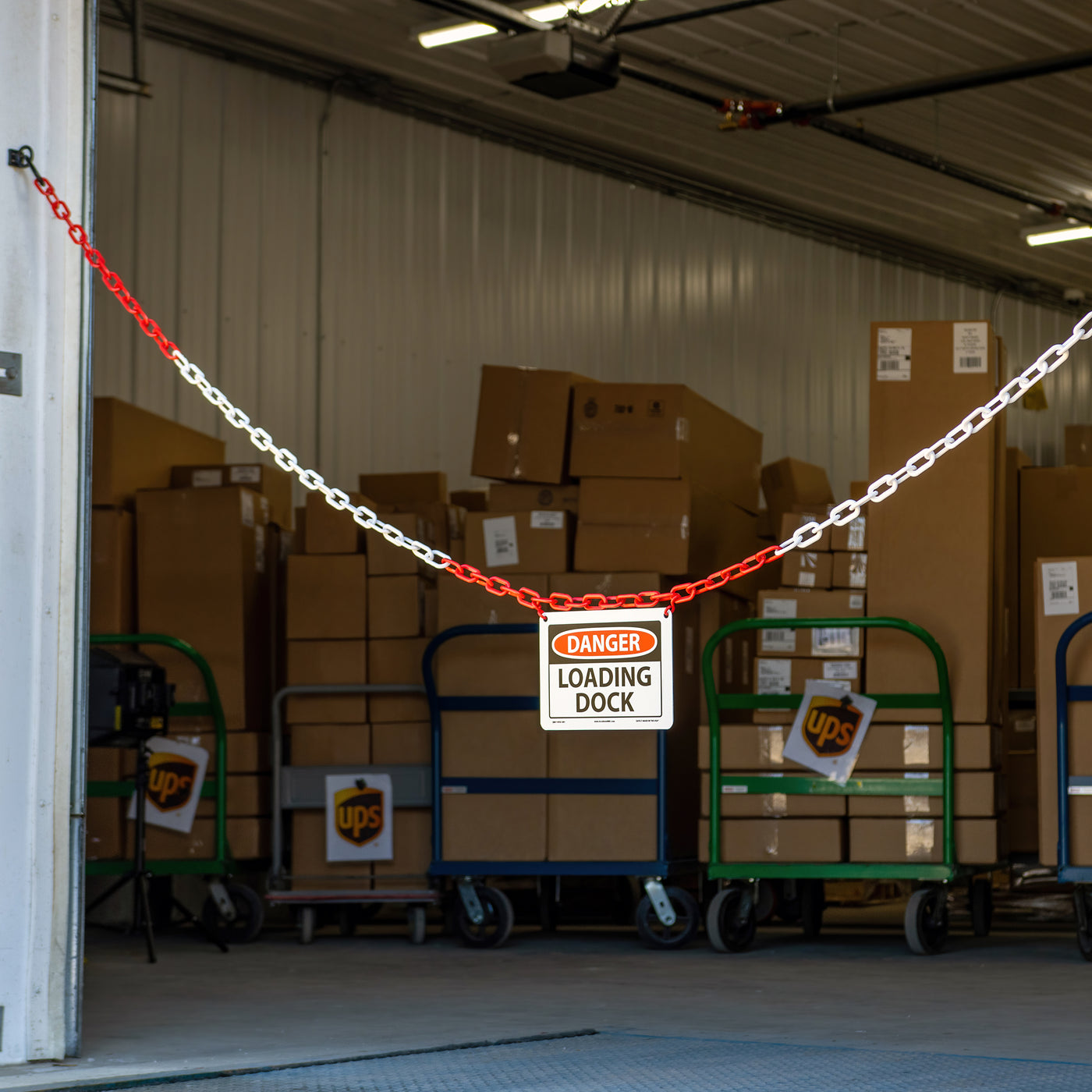 Danger Loading Danger Sign Loading Dock Kit — Mr. Chain