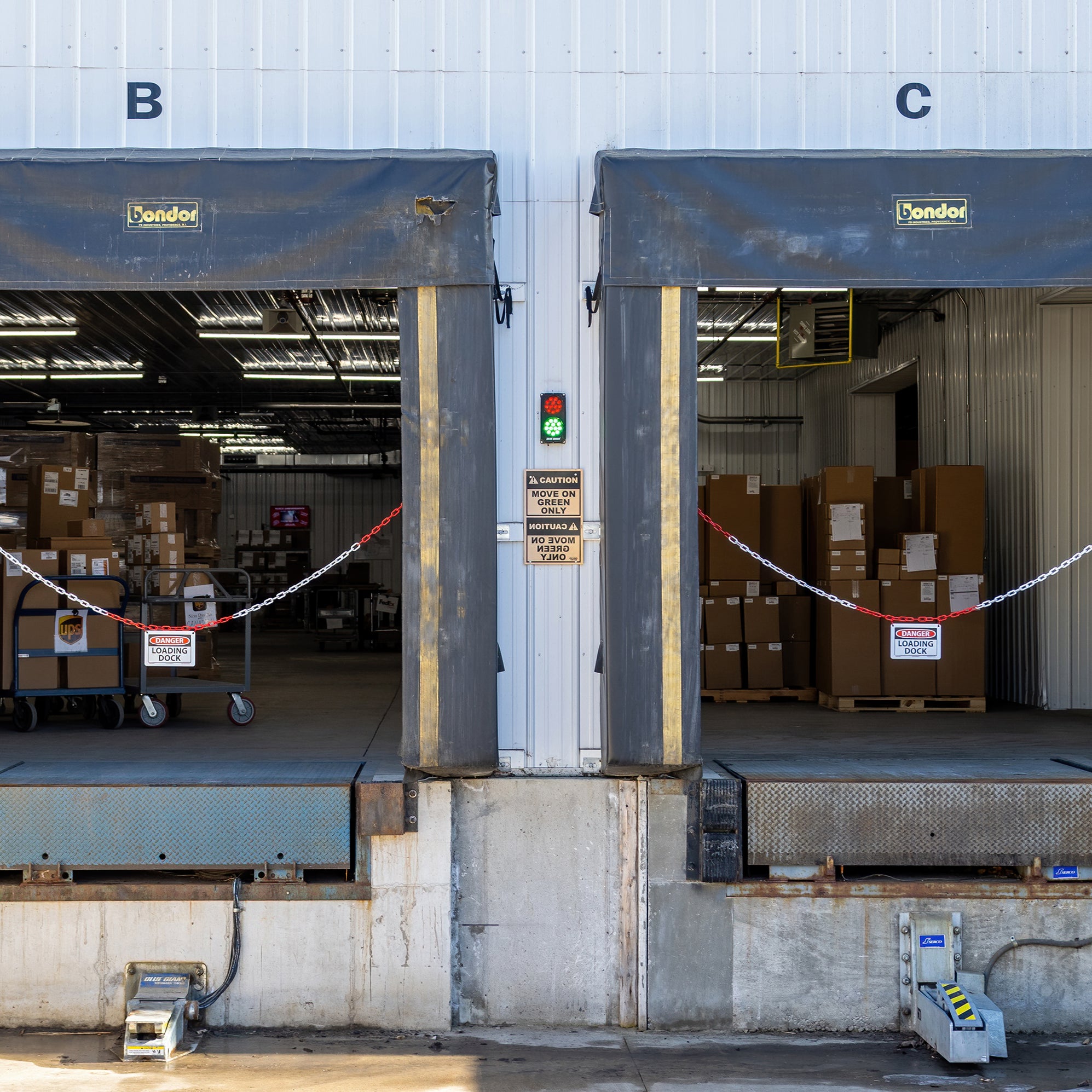 Danger Loading Danger Sign Loading Dock Kit — Mr. Chain