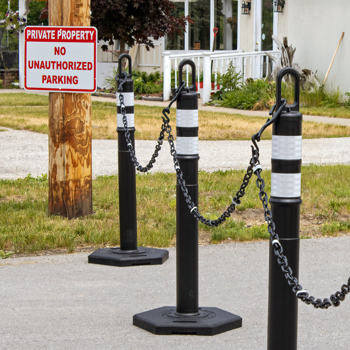 Delineator Kits with Reflective Plastic Chain
