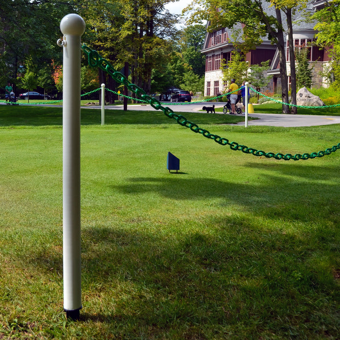 Safety Orange Ground Poles