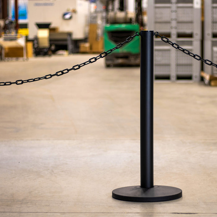 Industrial Stanchion Kits with Plastic Chain