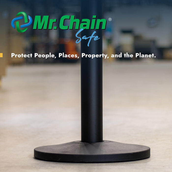 Industrial Stanchion Kits with Plastic Chain