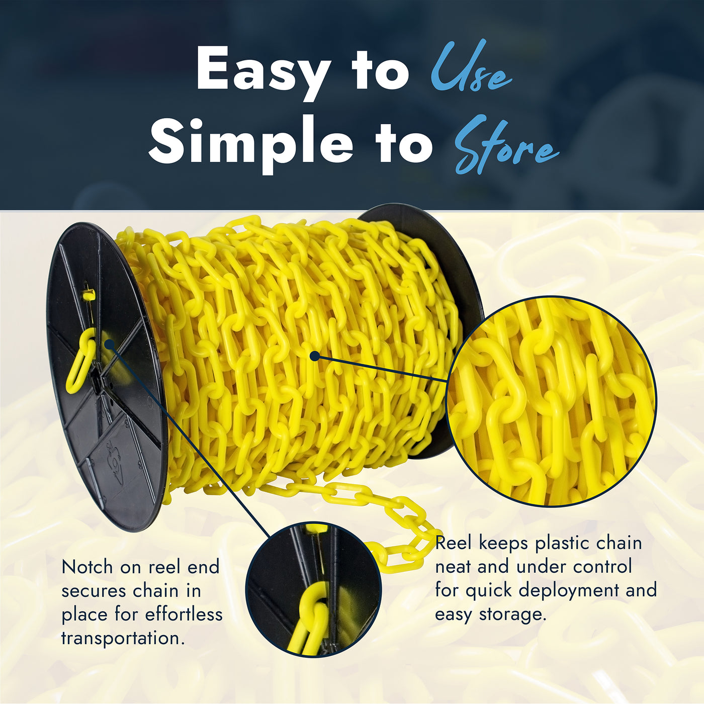 Yellow Plastic Chain — Mr. Chain