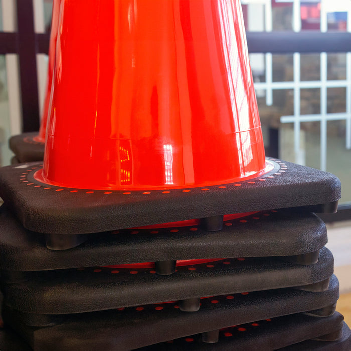 Red Reflective Traffic Cones