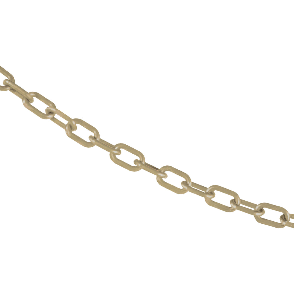 2 Inch Link Chain Mr. Chain Plastic Barrier Chain - 100 Foot Army Tan ...