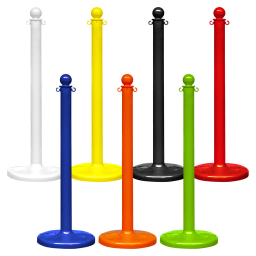 2.5 Inch - Medium Duty, White, Yellow, Black, Red, Blue, Safety Orange, Safety Green, 2, 4, 6