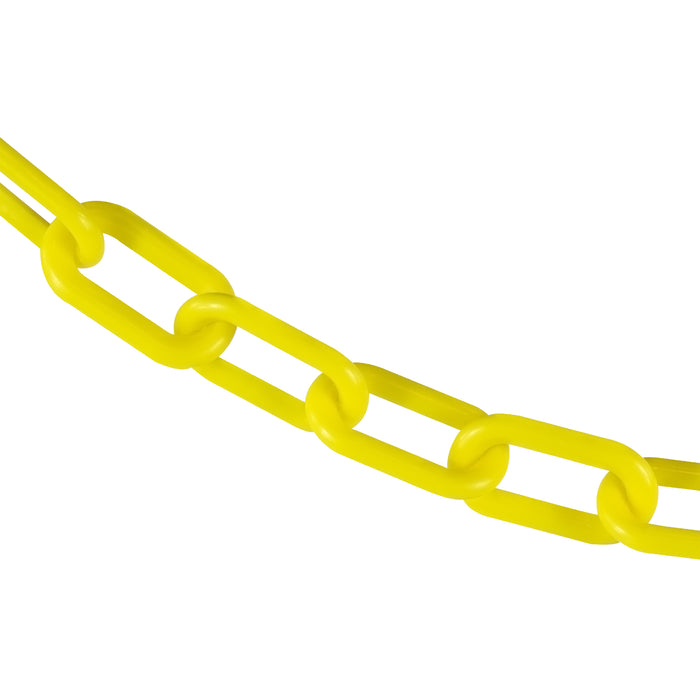 Mr. Chain Plastic Chain Barrier on A Reel, 2x125'L, Yellow