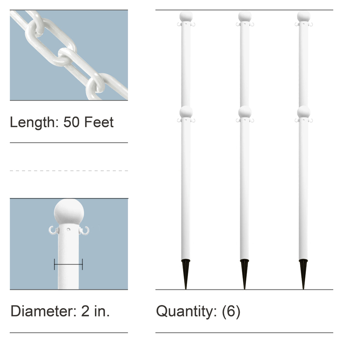 2-inch Plastic Carabiner - Lightweight & Durable