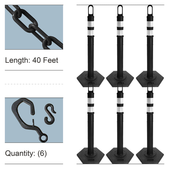 Black, Standard Plastic Chain