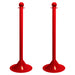 Red, 2 Inch - Light Duty, Pack of 2